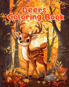 Deers Coloring Book - Sauseda, Sancha