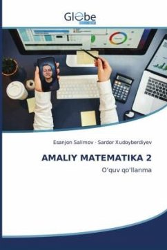 AMALIY MATEMATIKA 2 - Salimov, Esanjon;Xudoyberdiyev, Sardor