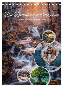 Die Bedeutung von Wasser (Tischkalender 2025 DIN A5 hoch), CALVENDO Monatskalender