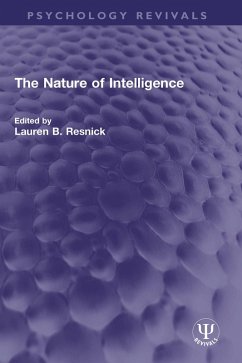 The Nature of Intelligence (eBook, PDF) Cover The Nature of Intelligence (eBook, PDF)
