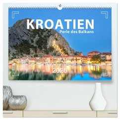Kroatien - Perle des Balkans (hochwertiger Premium Wandkalender 2025 DIN A2 quer), Kunstdruck in Hochglanz