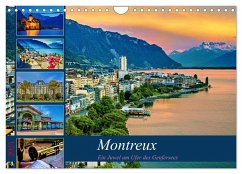 Montreux - ein Juwel am Ufer des Genfersees (Wandkalender 2025 DIN A4 quer), CALVENDO Monatskalender