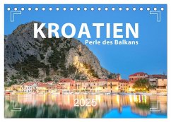 Kroatien - Perle des Balkans (Tischkalender 2025 DIN A5 quer), CALVENDO Monatskalender