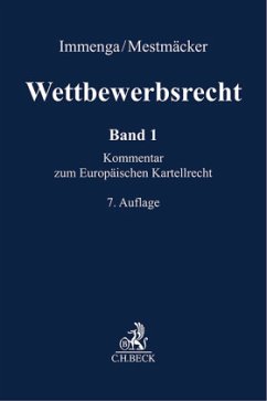 Wettbewerbsrecht Band 1: EU. Kommentar zum Europäischen Kartellrecht