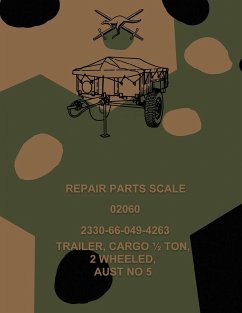 Repair Parts Scale, Trailer, Cargo ½ Ton, 2 Wheeled, Aust No 5 - Army, Australian