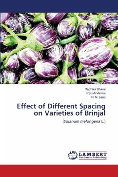 Effect of Different Spacing on Varieties of Brinjal - Bharai, Radhika;Verma, Piyush;LEUA, H. N.