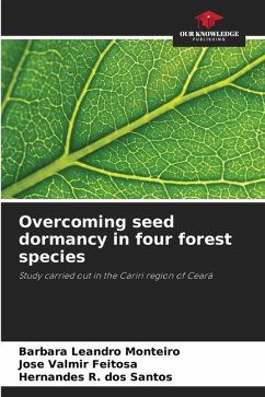 Overcoming seed dormancy in four forest species - Leandro Monteiro, Barbara;Feitosa, José Valmir;R. dos Santos, Hernandes