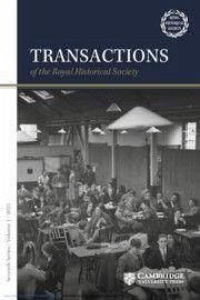 Cover Transactions of the Royal Historical Society: Volume 1