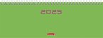Brunnen 1077261535 Querterminbuch Modell 772 (2025)  2 Seiten = 1 Woche  297 × 105 mm  112 Seiten  Karton-Einband  grün
