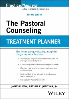 The Pastoral Counseling Treatment Planner - Kok, James R; Jongsma, Arthur E