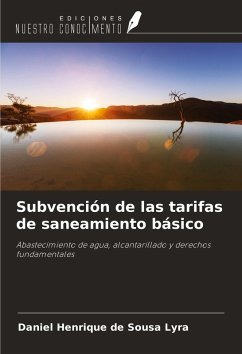 Cover Subvención de las tarifas de saneamiento básico