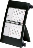rido/idé 7038000905 3-Monats-Tischkalender (2025)  1 Seite = 3 Monate  90 × 120 mm  schwarz