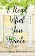 I Read What You Wrote (eBook, ePUB) - Bild 1