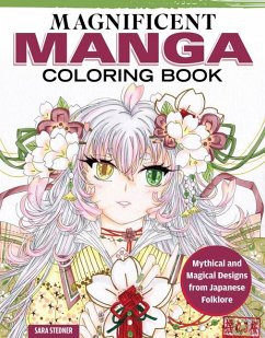 Cover Magnificent Manga Coloring Book