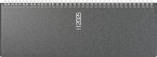 rido/idé 7036133905 Querterminbuch Modell septant (2025)  2 Seiten = 1 Woche  305 × 105 mm  128 Seiten  Kunststoff-Einband Reflection  grau
