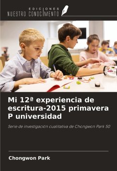 Cover Mi 12ª experiencia de escritura-2015 primavera P universidad