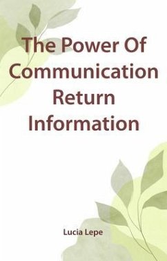 Cover The Power Of Communication Return Information (eBook, ePUB)