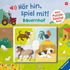 Hör hin, spiel mit! Mein Puzzle-Soundbuch: Bauernhof (Restauflage) - Grimm, Sandra