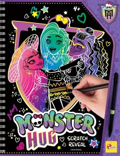 Cover Monster hug scratch reveal. Monster High sketchbook