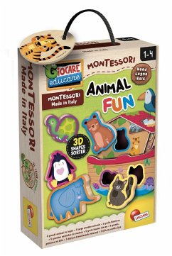 MONTESSORI Holz Tiere Spaß