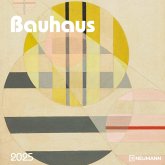 Bauhaus 2025 Broschürenkalender, 30x30cm, Wandkalender mit ausgewählten Kunstwerken, internationalen Feiertagen, Mondphasen und viel Platz für Notizen