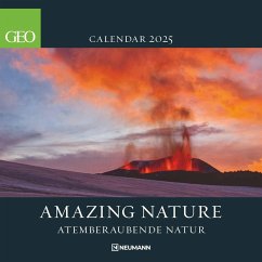 GEO Amazing Nature 2025 - Wand-Kalender - Broschüren-Kalender - 30x30 - 30x60 geöffnet