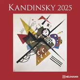 Kandinsky 2025 Broschürenkalender, 30x30cm, Wandkalender mit Abbildungen von Kandinsky, Mondphasen, viel Platz für Notizen und internationale Feiertage/Kalendarium