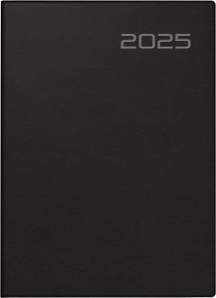 rido/idé 7018503905 Taschenkalender Modell Technik S (2025)  2 Seiten = 1 Woche  A6  144 Seiten  Balacron-Einband  schwarz