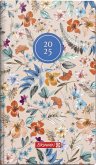 Brunnen 1075615025 Taschenkalender Modell 756 (2025) "Botanical"  2 Seiten = 1 Woche  A6  144 Seiten  Grafik-Einband  bunt