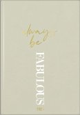 rido/idé 7021503905 Buchkalender Young Line (2025) "Fabulous"  2 Seiten = 1 Woche  A5  160 Seiten  Kunstleder-Einband  hellgrau