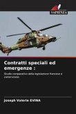 Contratti speciali ed emergenze :