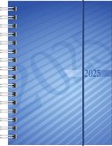 rido/idé 7013102305 Taschenkalender Modell perfect/Technik I (2025)  2 Seiten = 1 Woche  A6  160 Seiten  PP-Einband  blau