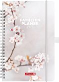 Brunnen 1070290025 Buchkalender Familienplaner (2025) "Blossom"  2 Seiten = 1 Woche  A5  192 Seiten  Hardcover  bunt