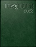 rido/idé 7027042585 Buchkalender Modell magnum (2025)  2 Seiten = 1 Woche  183 × 240 mm  144 Seiten  Schaumfolien-Einband Catana  dunkelgrün