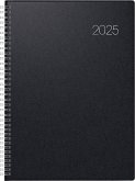 Brunnen 1078765905 Buchkalender Modell 787 (2025)  1 Seite = 1 Tag  A4  416 Seiten  Balacron-Einband  schwarz