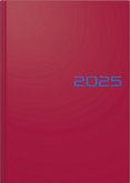 Brunnen 1079561015 Buchkalender Modell 795 (2025)  1 Seite = 1 Tag  A5  352 Seiten  Balacron-Einband  rot
