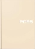 Brunnen 1079561025 Buchkalender Modell 795 (2025)  1 Seite = 1 Tag  A5  352 Seiten  Grafik-Einband  sand