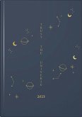 rido/idé 7021507025 Buchkalender Young Line (2025) "Universe"  2 Seiten = 1 Woche  A5  160 Seiten  Grafik-Einband  dunkelblau