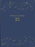 rido/idé 7013603025 Taschenkalender Young Line Mini (2025) "Starry Night"  2 Seiten = 1 Woche  A6  160 Seiten  Kunstleder-Einband  dunkelblau