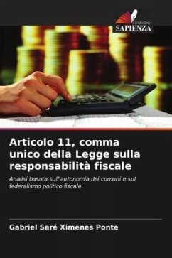 Articolo 11, comma unico della Legge sulla responsabilità fiscale - Saré Ximenes Ponte, Gabriel