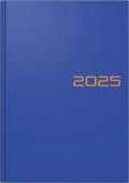 Brunnen 1079561035 Buchkalender Modell 795 (2025)  1 Seite = 1 Tag  A5  352 Seiten  Balacron-Einband  blau