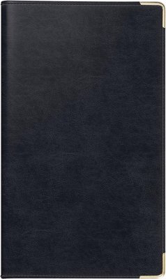 rido/idé 7017809905 Taschenkalender Modell Taschenplaner int. (2025)  2 Seiten = 1 Woche  A6  144 Seiten  Kunstleder-Einband Belnova  schwarz