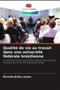 Qualité de vie au travail dans une université fédérale brésilienne - Brião Lemos, Ricardo