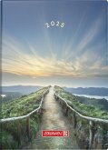 Brunnen 1073115025 Taschenkalender Modell 731 (2025) "Mountain Trail"  2 Seiten = 1 Woche  A6  144 Seiten  Grafik-Einband  bunt