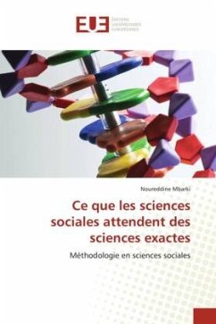 Ce que les sciences sociales attendent des sciences exactes - Mbarki, Noureddine