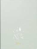 rido/idé 7013603015 Taschenkalender Young Line Mini (2025) "Wild Flowers"  2 Seiten = 1 Woche  A6  160 Seiten  Leinen-Einband  mint
