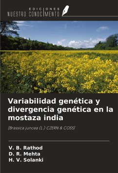 Cover Variabilidad genética y divergencia genética en la mostaza india