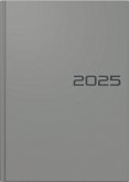 Brunnen 1079561635 Buchkalender Modell 795 (2025)  1 Seite = 1 Tag  A5  352 Seiten  Balacron-Einband  grau