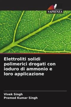 Elettroliti solidi polimerici drogati con ioduro di ammonio e loro applicazione - Singh, Vivek;Singh, Pramod Kumar