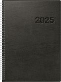 rido/idé 7027501905 Buchkalender Modell Conform (2025)  1 Seite = 1 Tag  A4  384 Seiten  Kunststoff-Einband  schwarz